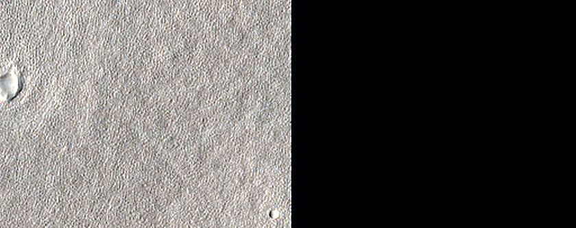 Candidate Recent Impact Site