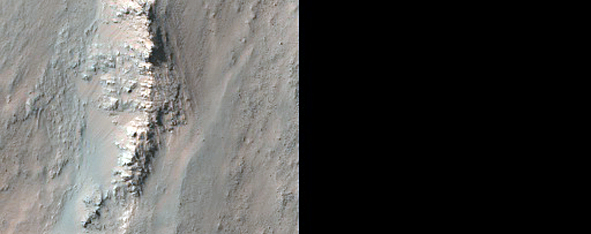 Exposed Ancient Crust in Coprates Chasma