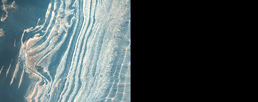 Layers in Becquerel Crater