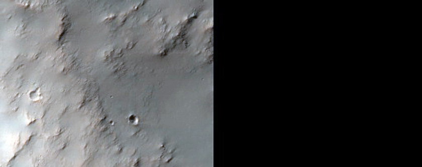 Crater Layers Northwest of Hellas Planitia