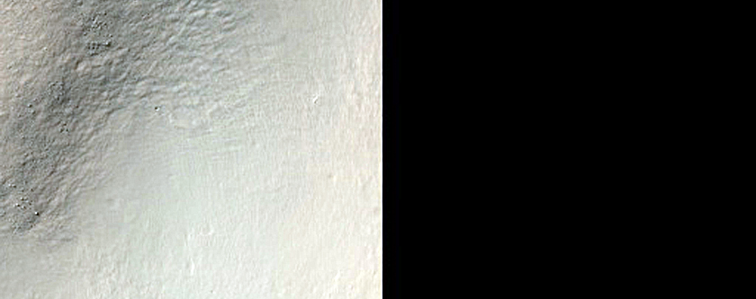 Crater North of Hellas Planitia