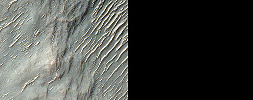 Ejecta North of Cankuzo Crater