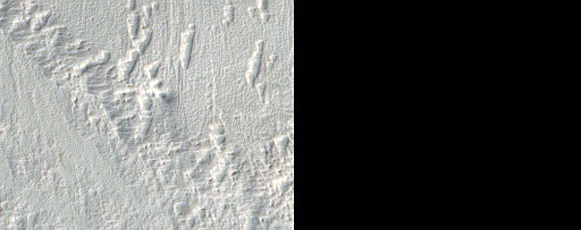 Pedestal Crater West of Arsia Mons
