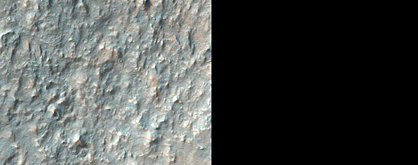 Phyllosilicate-Rich Knob Southwest of Terby Crater
