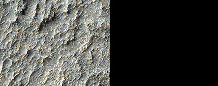 Olivine-Rich Bedrock on Plains Northwest of Hellas Planitia