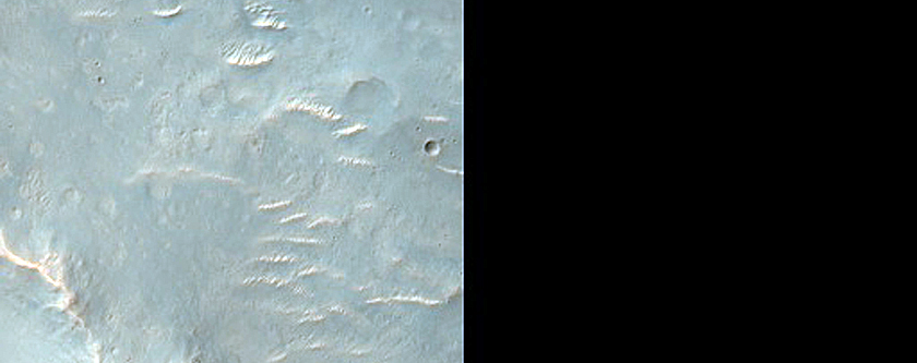 Possible Phyllosilicates in Crater Ejecta near Tyrrhenus Labyrinthus