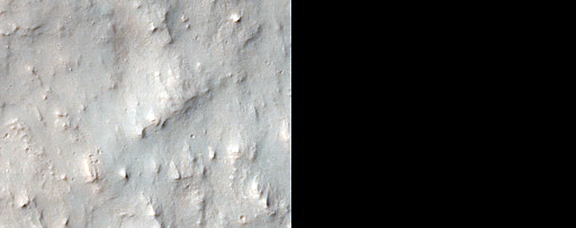 Phyllosilicate-Rich Terrain Northwest of Hellas Planitia