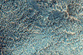 Channel in Crater Northeast of Hellas Planitia