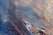 Phyllosilicates in Rim of Crater near Toro Crater