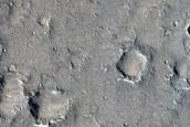 Channel and Ridge in Amenthes Planum