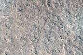 Layered Mesa in Crater in Deuteronilus Mensae