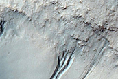 Small Gullies with Light Material