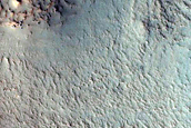 Layered Deposit in Crater in Protonilus Mensae