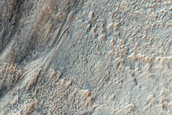 Possible Gullies on Crater Wall in Hesperia Planum