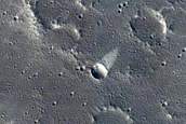 Wind Streak Monitoring Site Northwest of Uranius Tholus