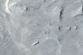 Layers within Medusae Fossae Formation