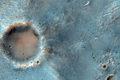 Eroded Channel near Huygens Crater