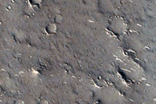 Layered Mesa in Utopia Planitia