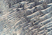 Scarp in Libya Montes