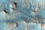 Layers Northeast of Antoniadi Crater