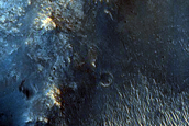 Fresh 10-Kilometer Crater