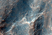 Red-Toned Materials East of Terby Crater