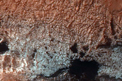Rectilinear Ridges and Knobs in Nereidum Montes