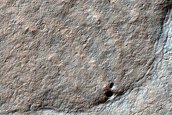 Candidate Small South Polar Layered Deposits Crater