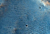 Channel near Millochau Crater