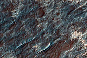Streaks From Hale Crater