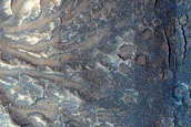 Monitor Slopes in Crater West of Tomini Crater