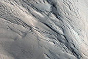 Southwest of Olympus Mons