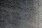 Landslide Facing East near Aeolis Mensae