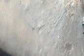 Channel on Crater Wall