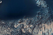 Northwest Argyre Planitia Rim Transverse Dunes