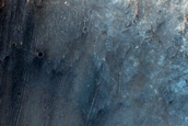 Phyllosilicate-Rich Terrain Exposed by Crater in Nili Fossae
