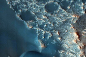 Monitor Dunes in Crater Northeast of Syrtis Major