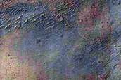 Crater in Southern Mid-Latitudes