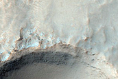 Craters into Olivine-Rich Unit in Solis Planum