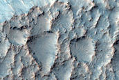 Gullies along Trough near Mariner Crater