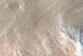 Crater Wall in Amazonis Planitia