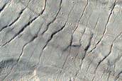 Monitor Steep Slopes of Asimov Crater