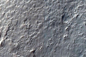 Central Peak of Large Crater