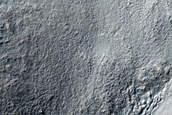 Mass Wasting Feature near Reull Vallis