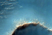 Channels South of Huygens Crater