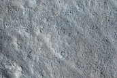 Layered Mesa in Crater in Deuteronilus Mensae