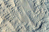 Landforms North of Nicholson Crater