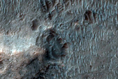 Channel near Samara Valles