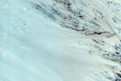 Crater Exposing Central Uplift of Bakhuysen Crater
