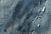 Flows at Ejecta Edge near Noord Crater